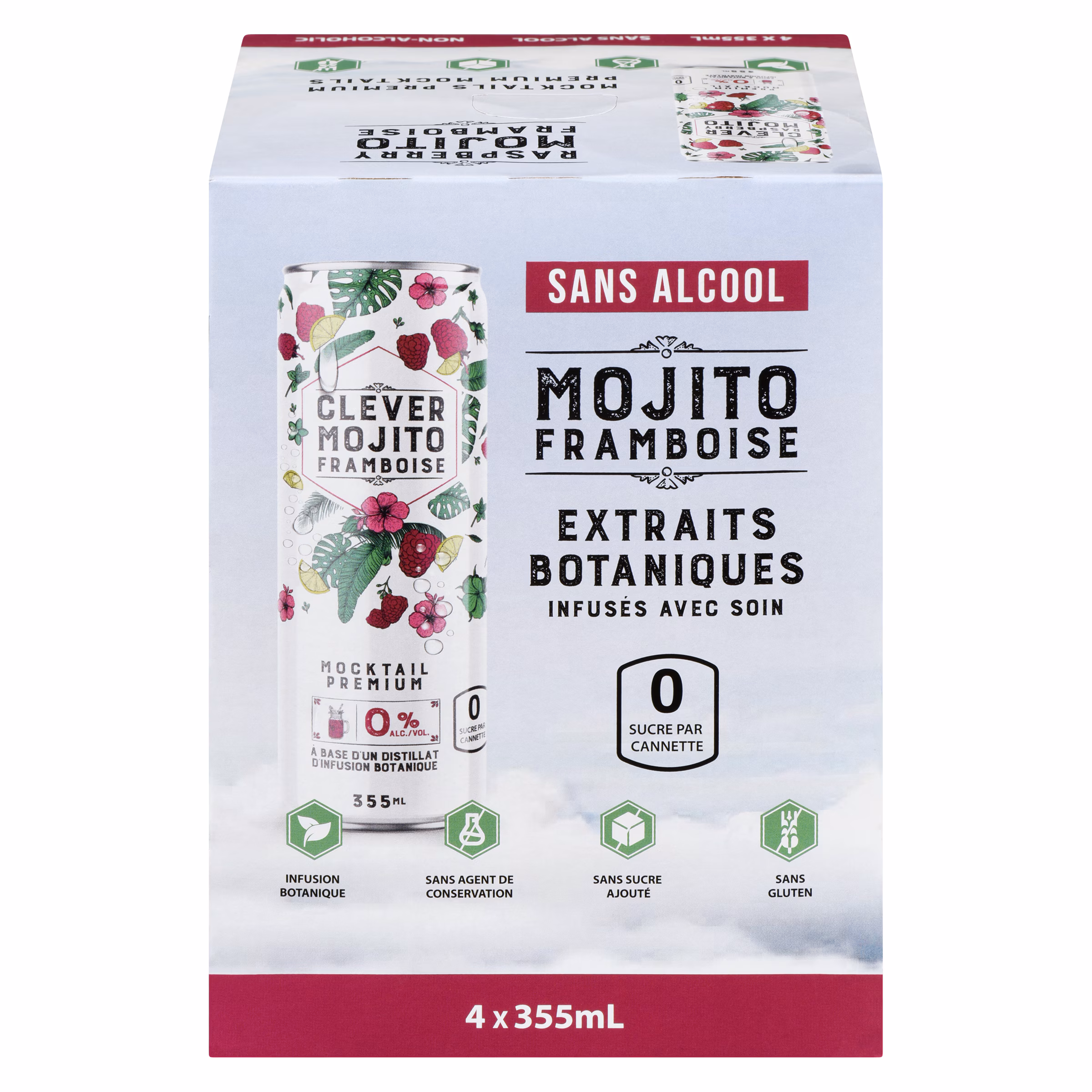 Mojito framboise sans alcool