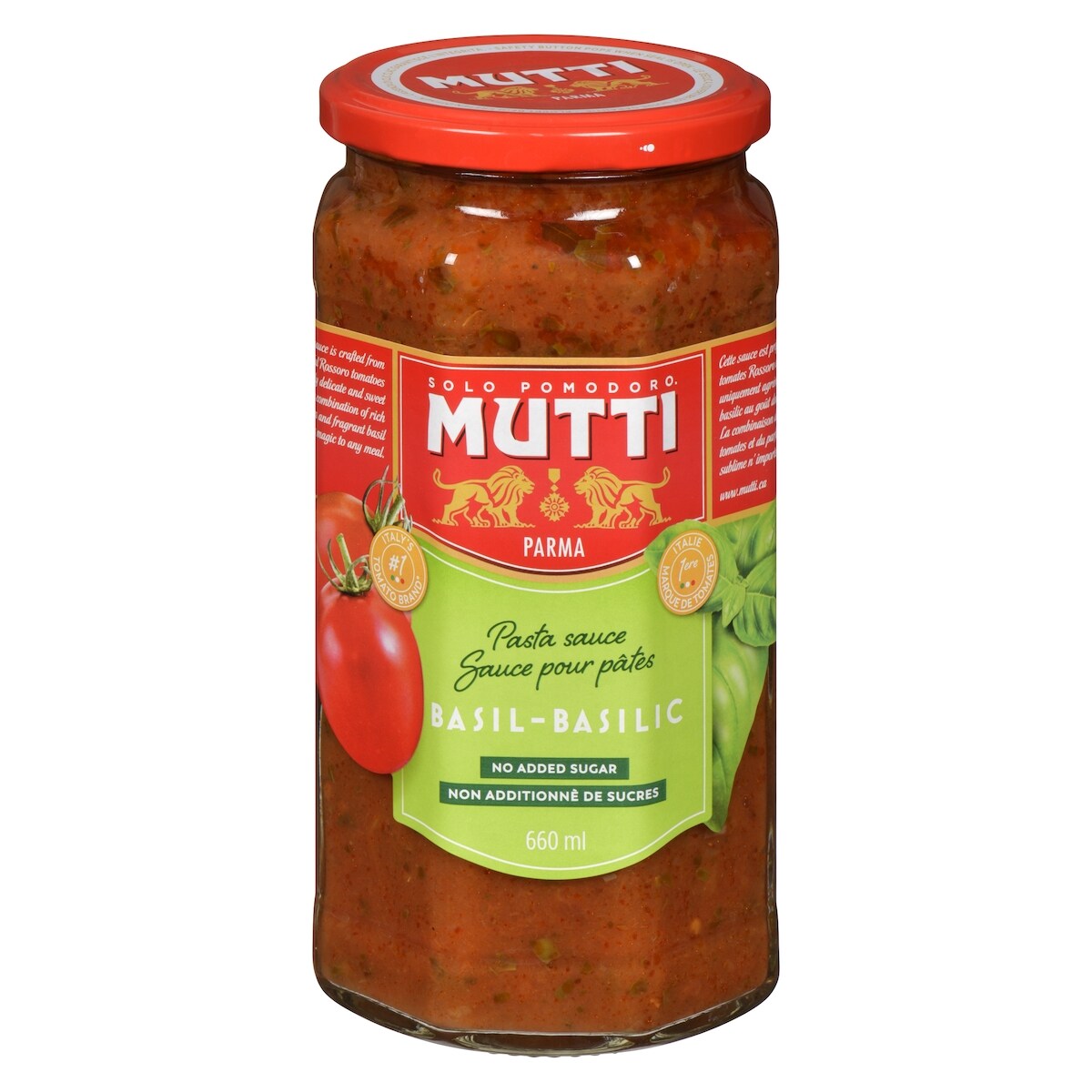 Sauce pour pâtes basilic