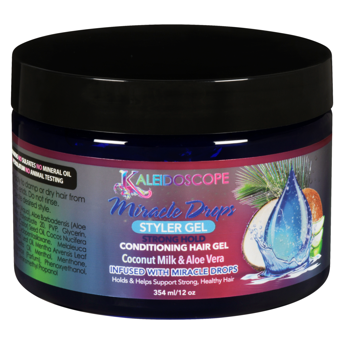 Conditioning hair gel coconut milk & aloe vera