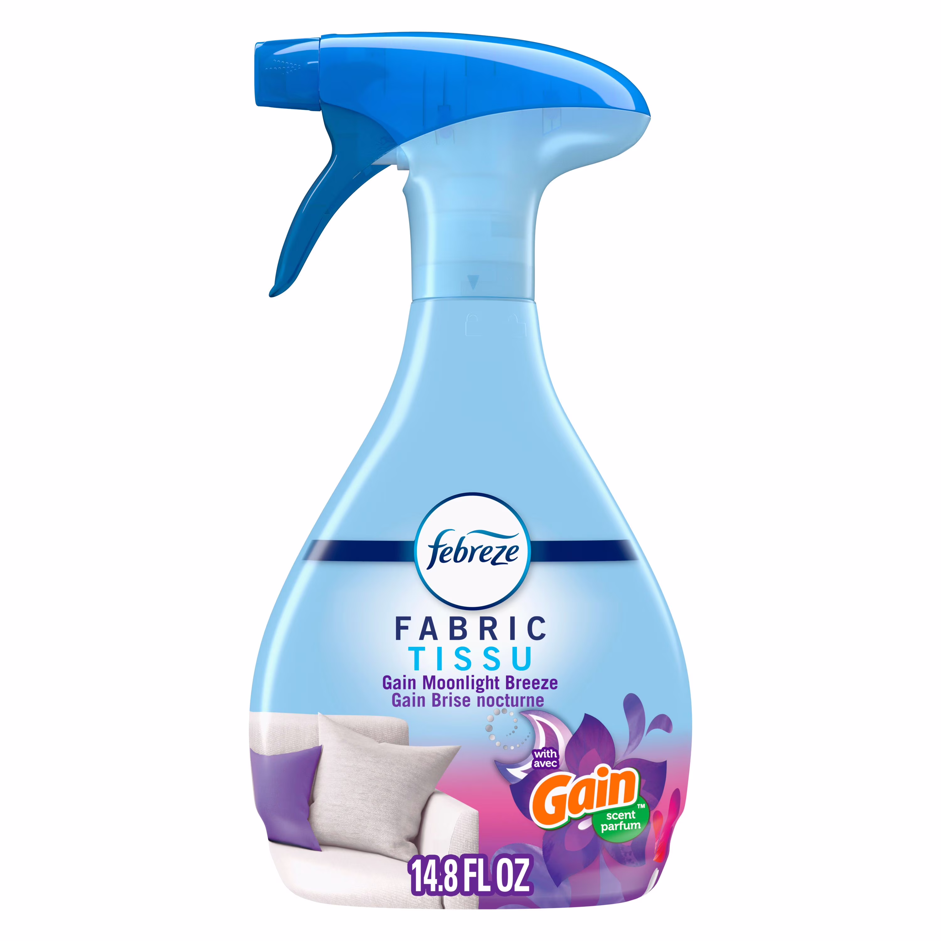 Désodorisant de tissu qui combat les odeurs febreze avec parfum gain brise nocturne