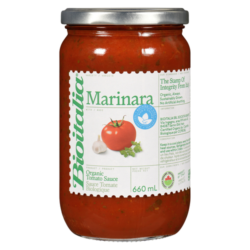 Sauce marinara biologique