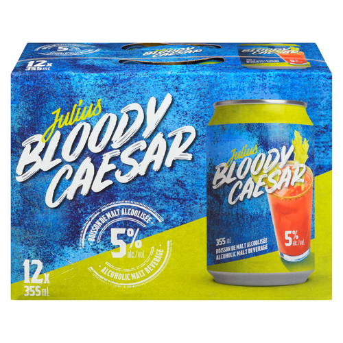 Boisson de malt alcoolisée à saveur de Bloody Caesar