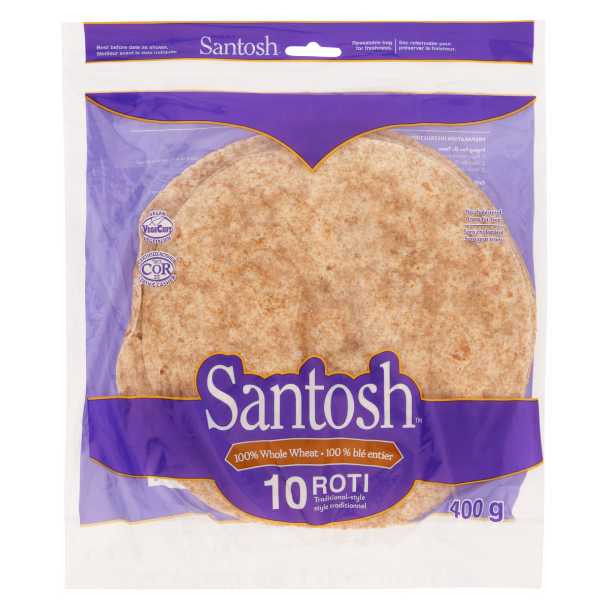 Roti 100 % blé entier