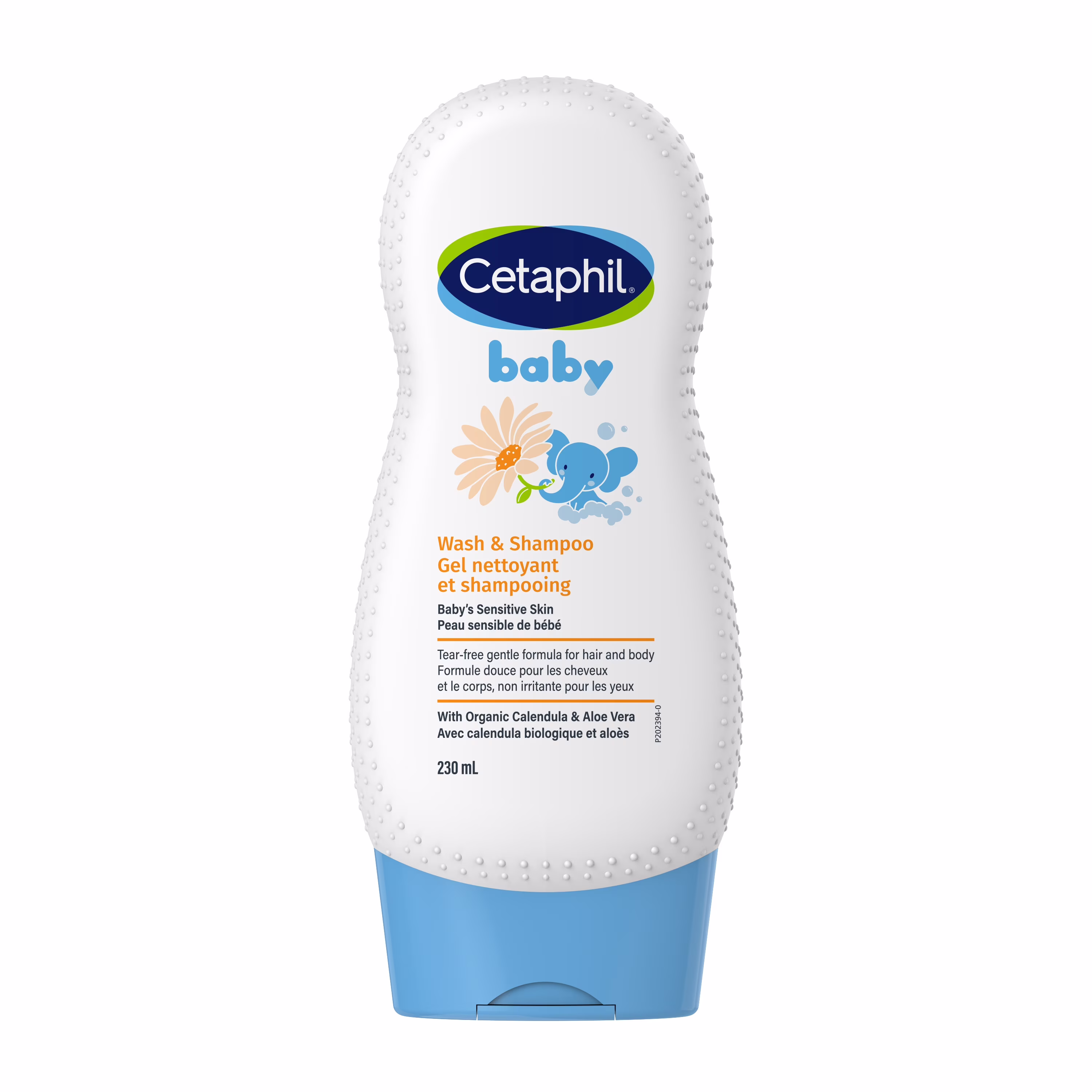Gel nettoyant et shampooing pour bébé