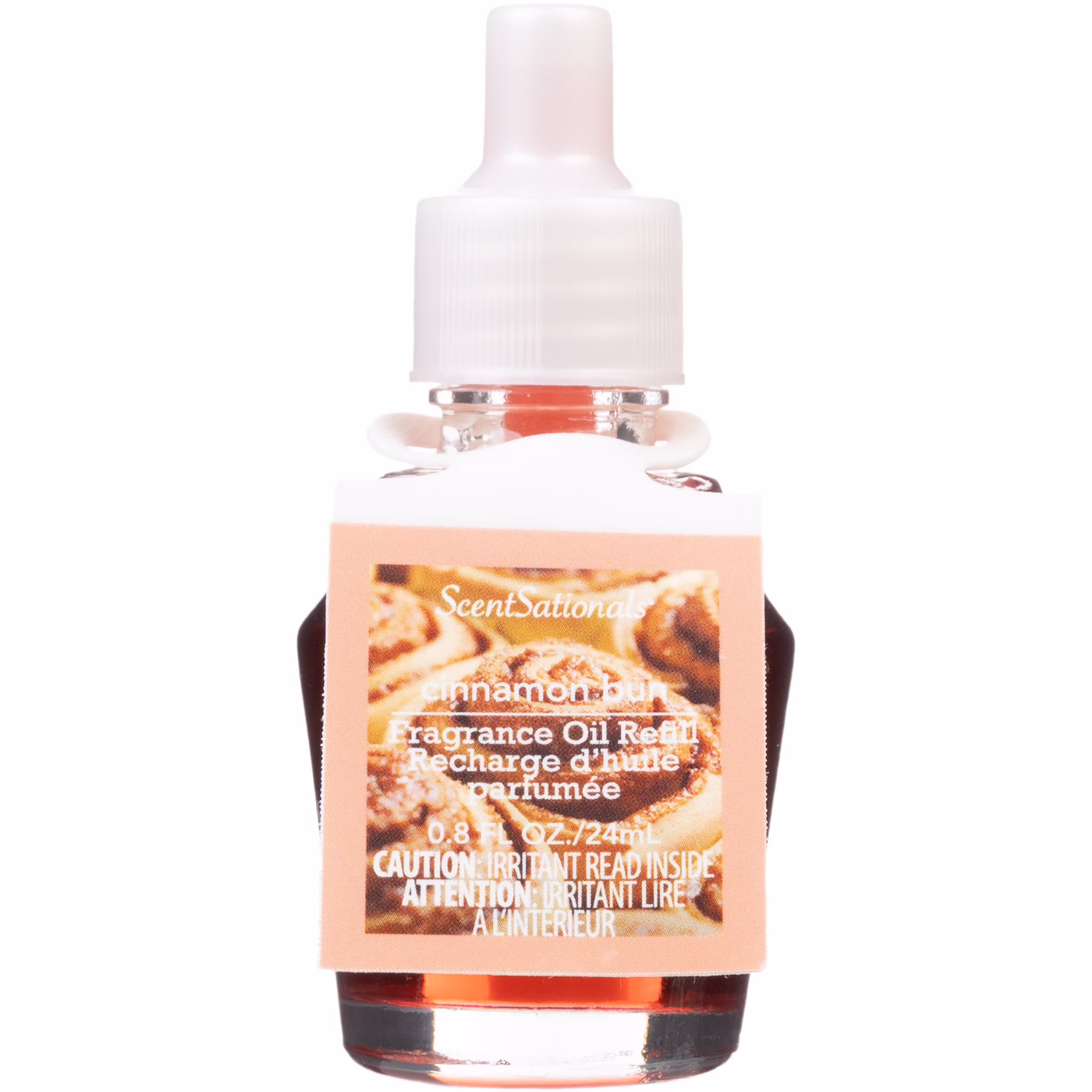 Scentsationals d'huile scentcharm - cinnamon bun 0.8 fl oz.  recharge