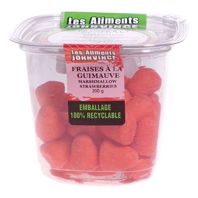 Fraises à la guimauve
