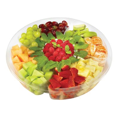 Plateau de 8 fruits avec fondue au chocolat