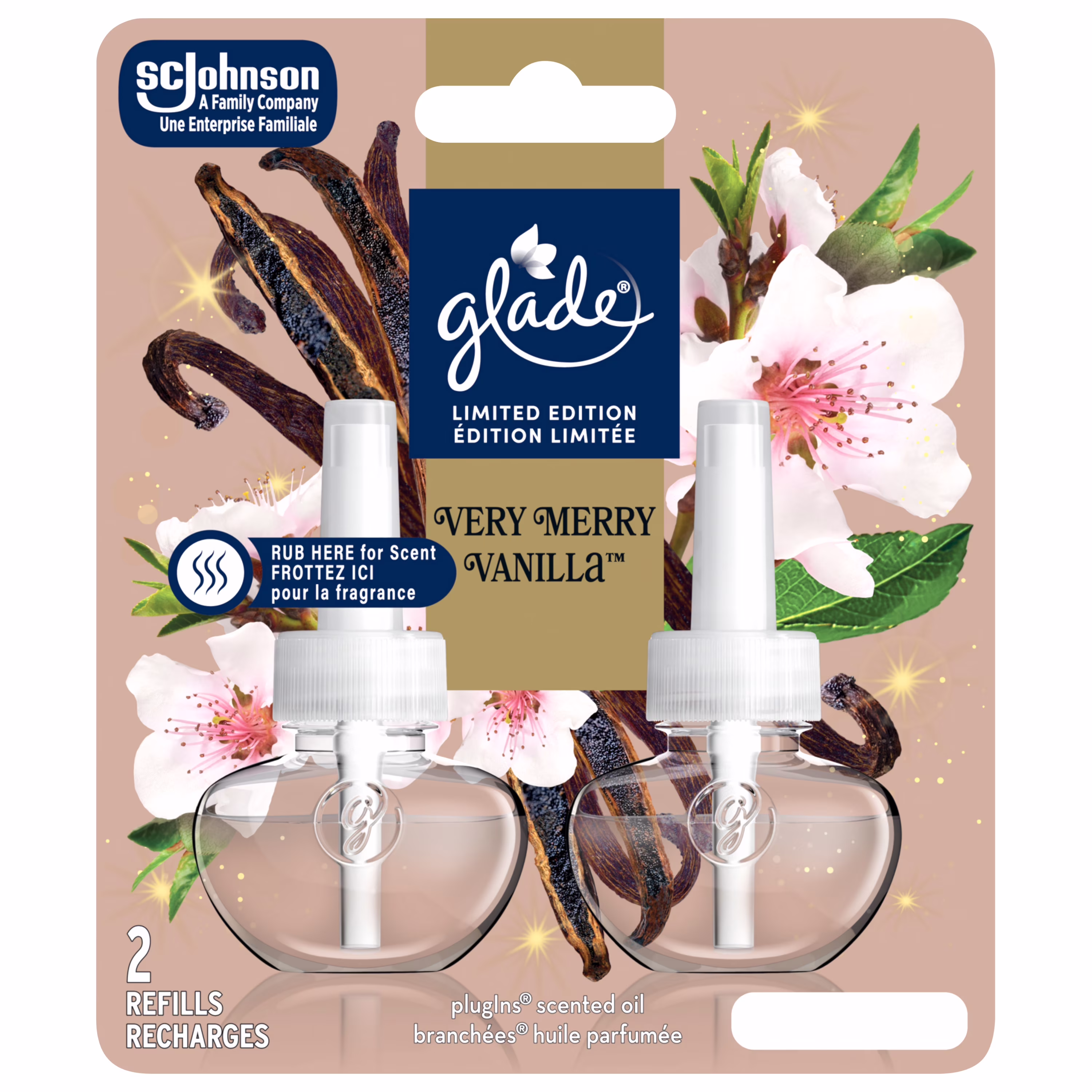 Recharges d‘huile parfumée branchée à la joie de pure vanille