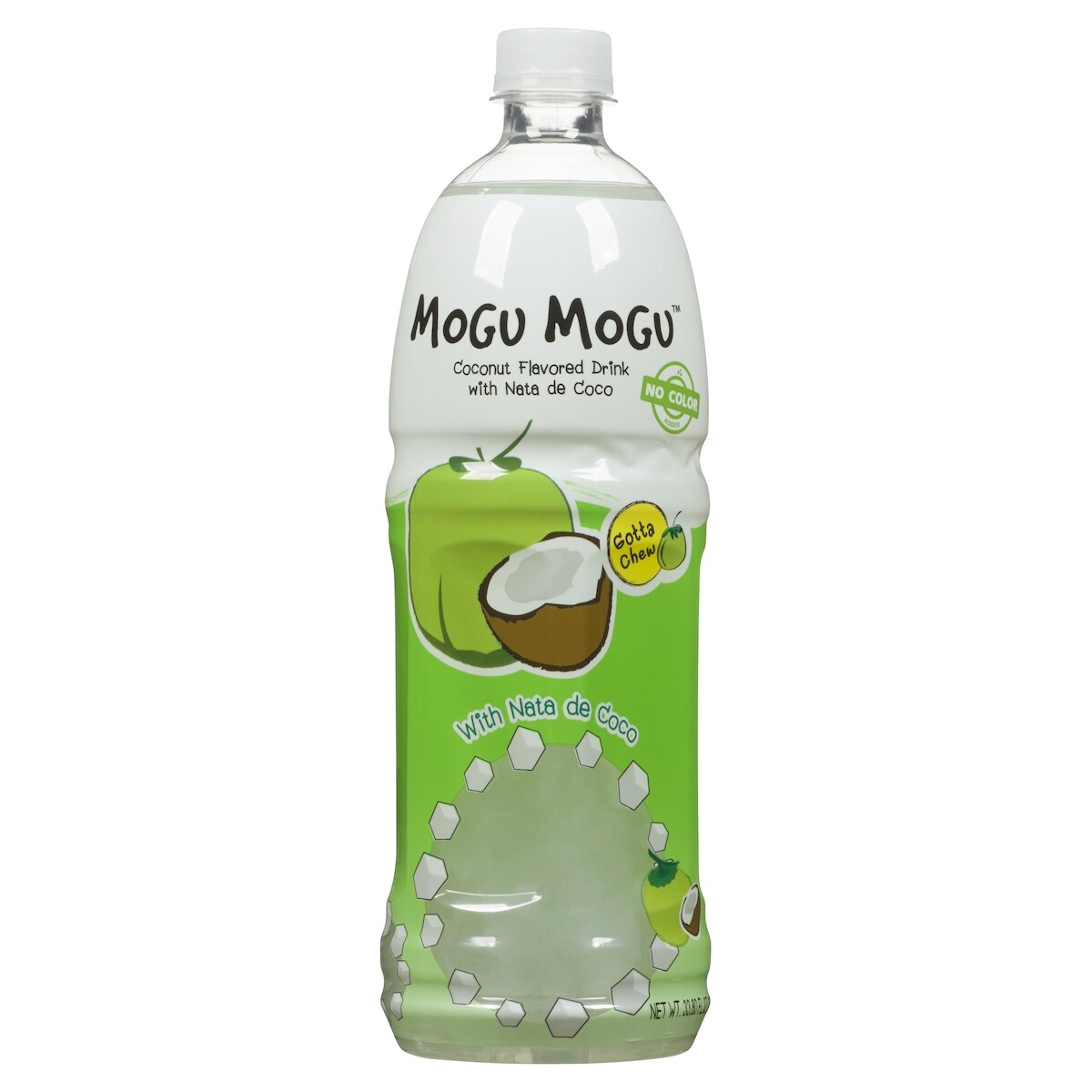 Boisson à saveur de noix de coco avec nata de coco