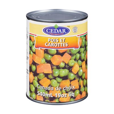 Pois et carottes