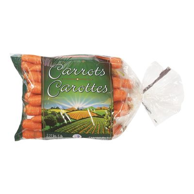 Sac de carottes locales