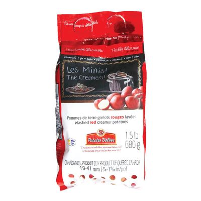 Pommes de terre grelots rouges lavéees