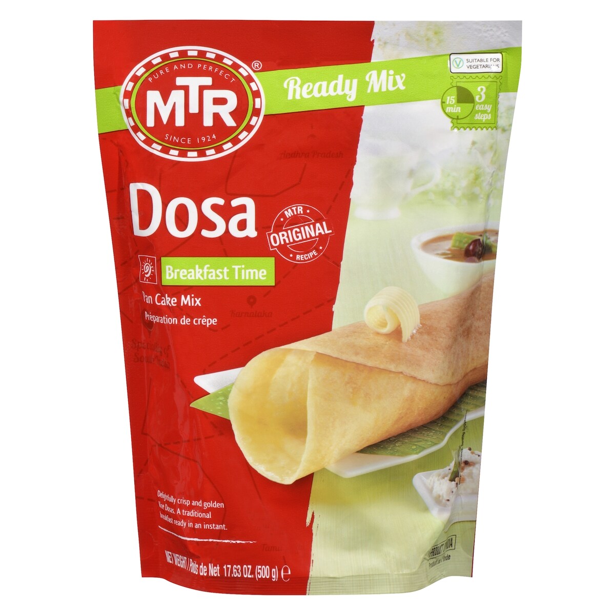 Préparation pour galettes dosa