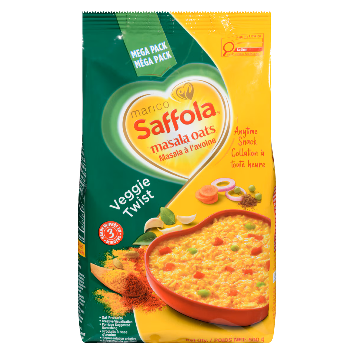 Masala à l'avoine veggie twist méga pack
