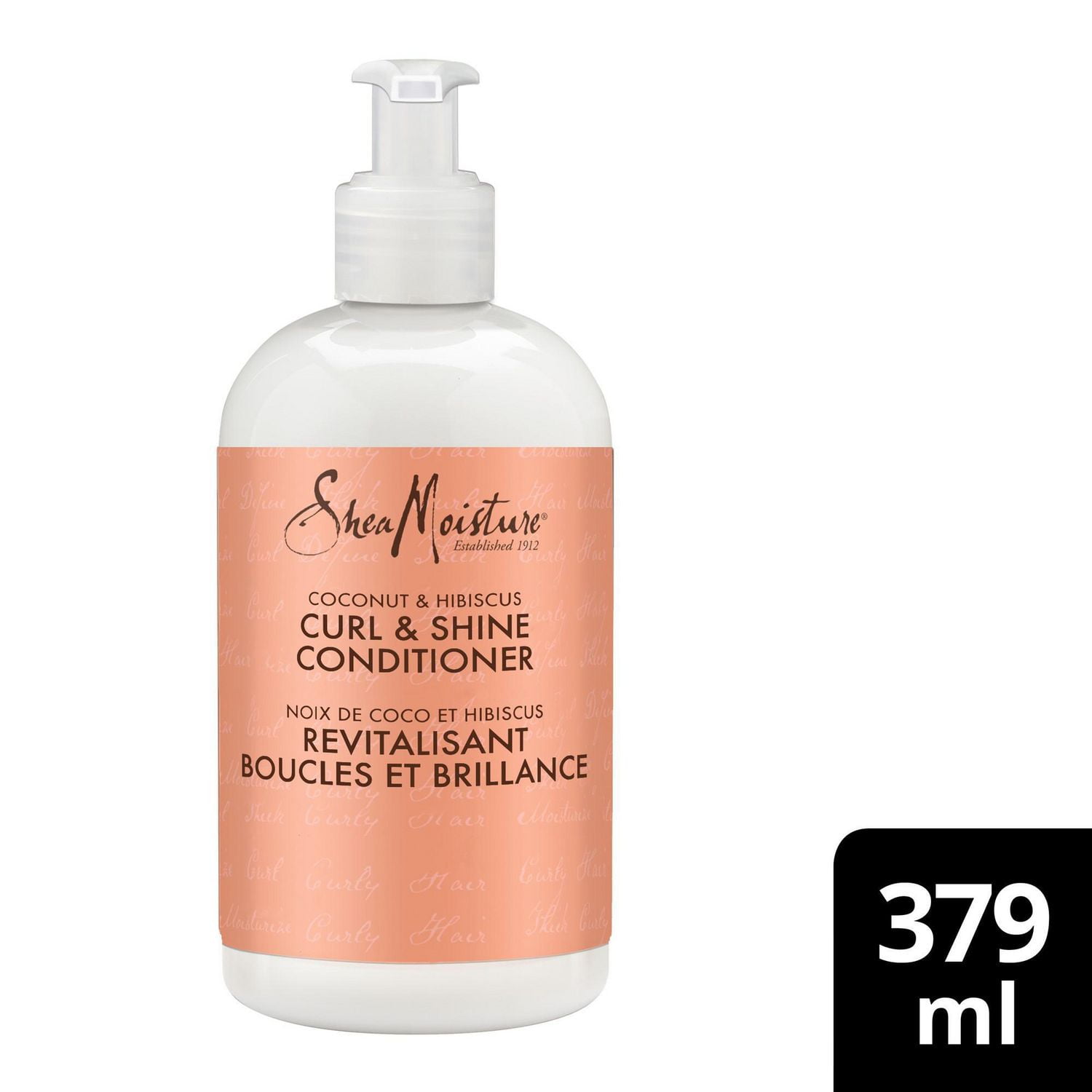 Revitalisant boucles et brillance sheamoisture noix de coco et hibiscus
