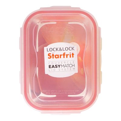 Contenant de plastique rectangulaire
