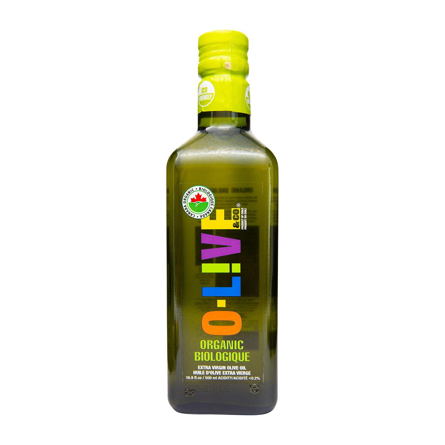 O-live & Co Huile olive extra vierge biologique 500 ml
