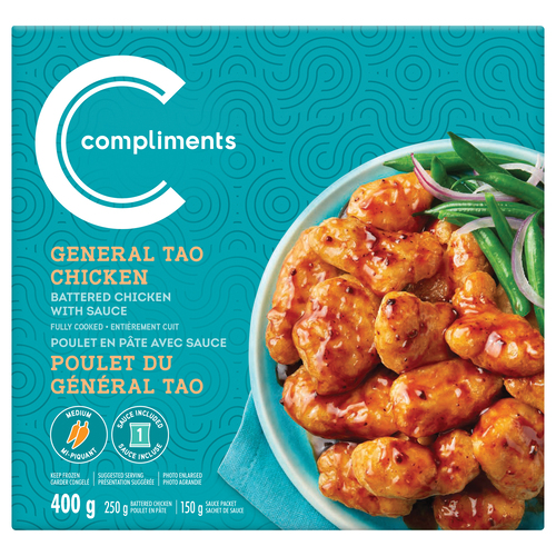 Compliments Poulet en Pâte general tao 400 g