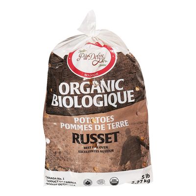 Pommes de terre Russet biologiques