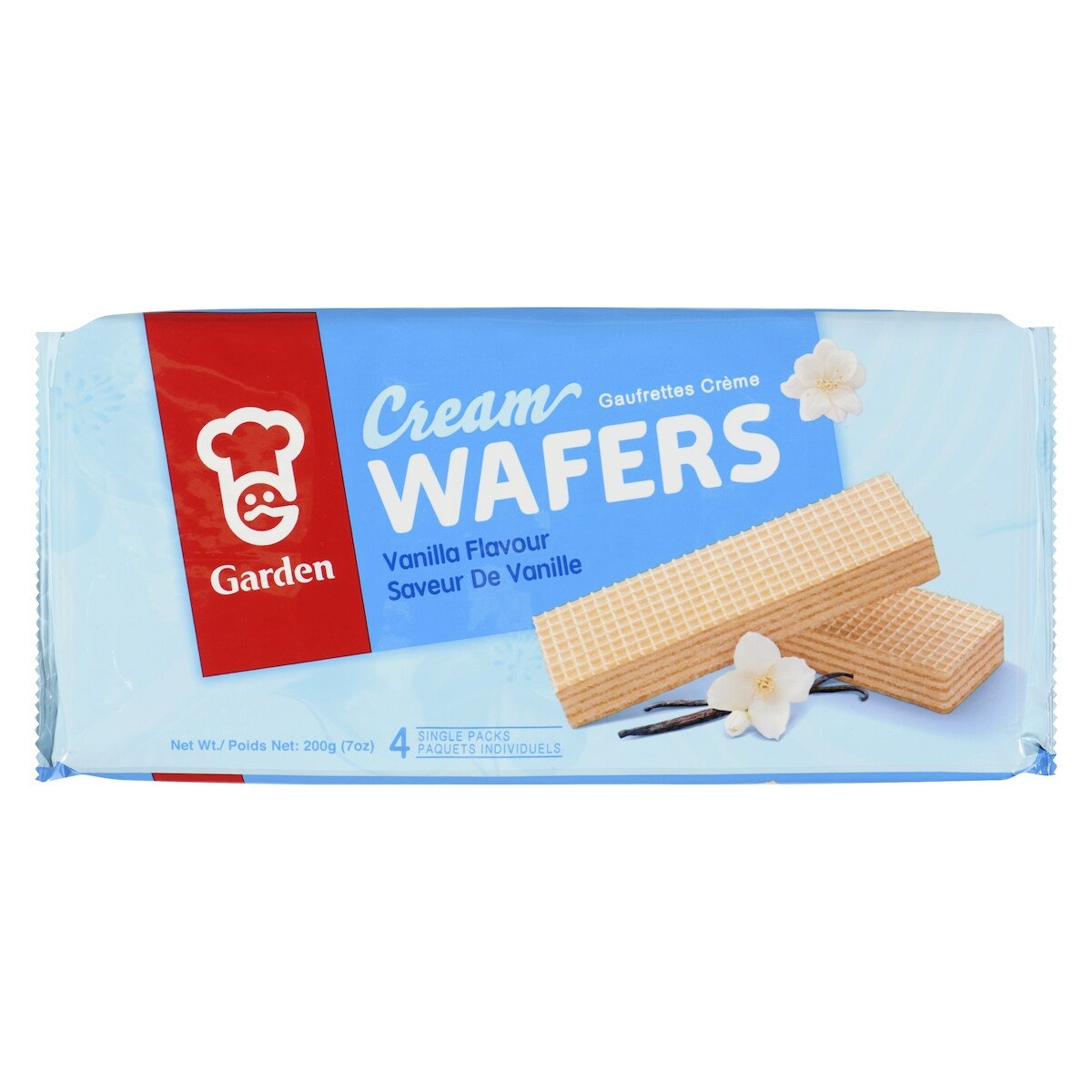 Gaufrettes à saveur de vanille