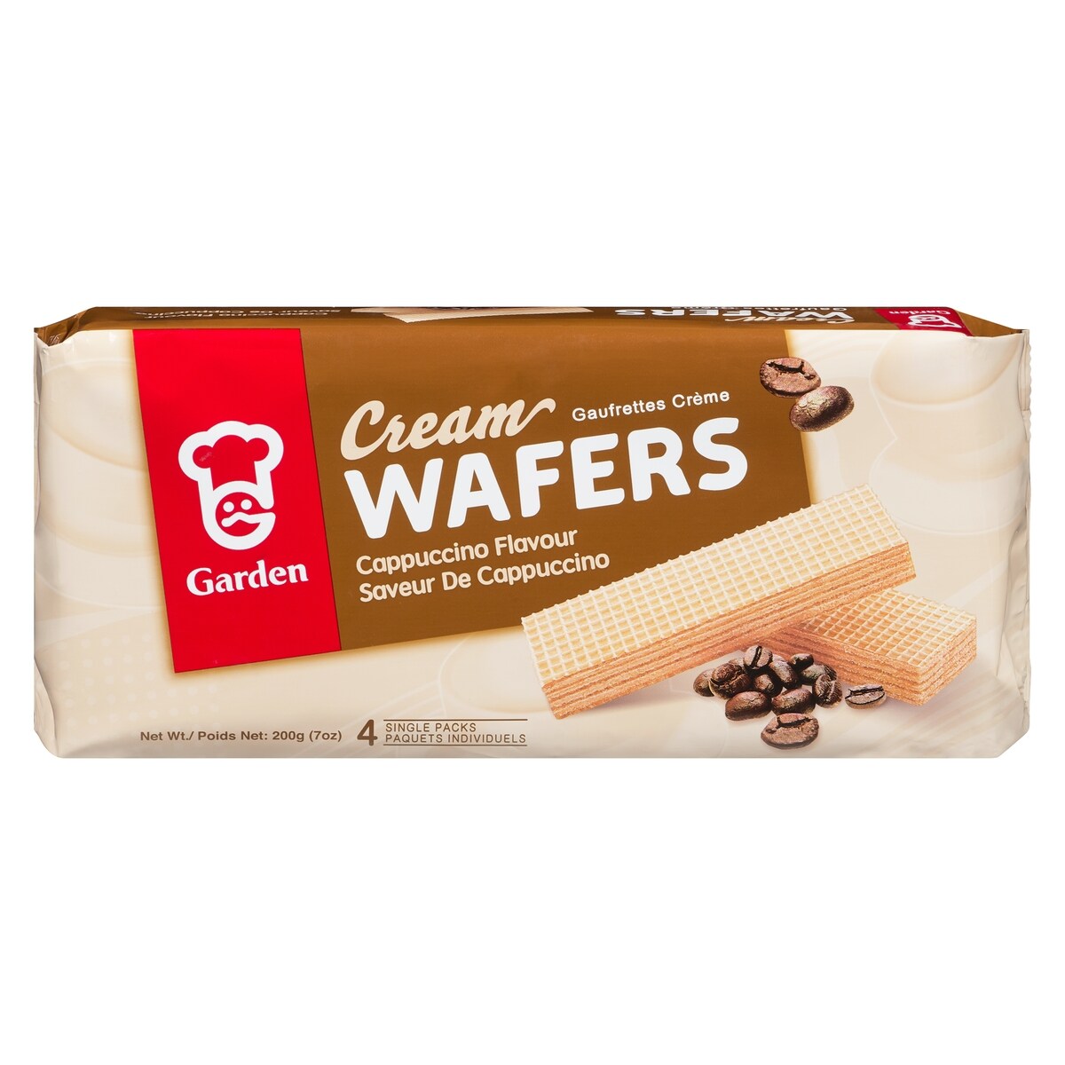 Gaufrettes à saveur de cappuccino