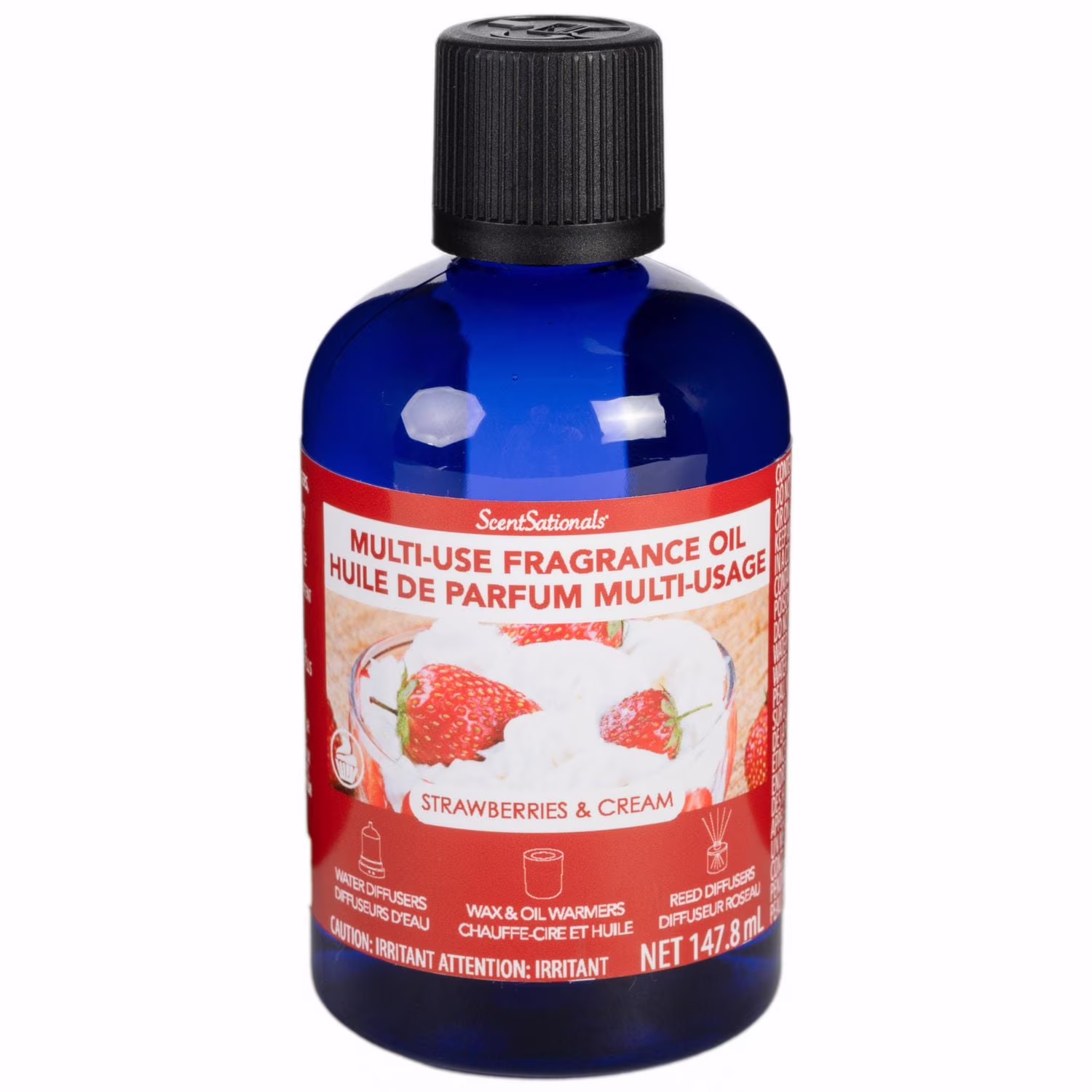 Huile parfumée multi usages scentsationals - strawberries & cream 147.8 ml