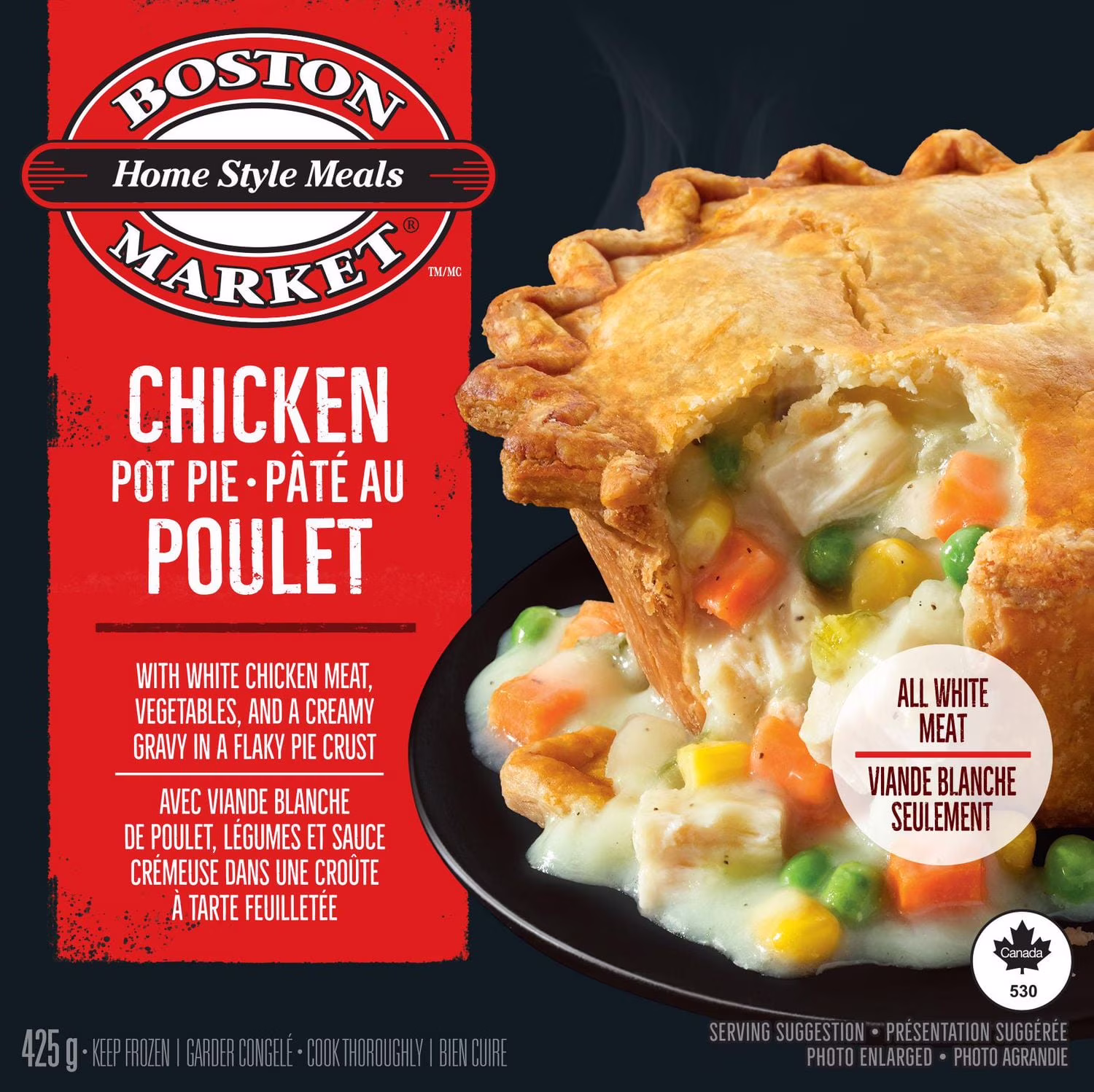 Boston market pate au poulet.  pate au poulet