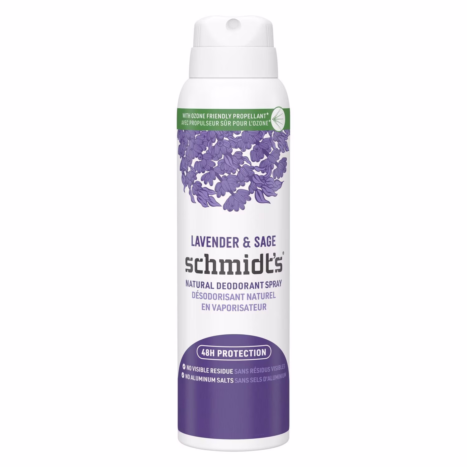 Désodorisant naturel en vaporisateur schmidt's lavender & sage