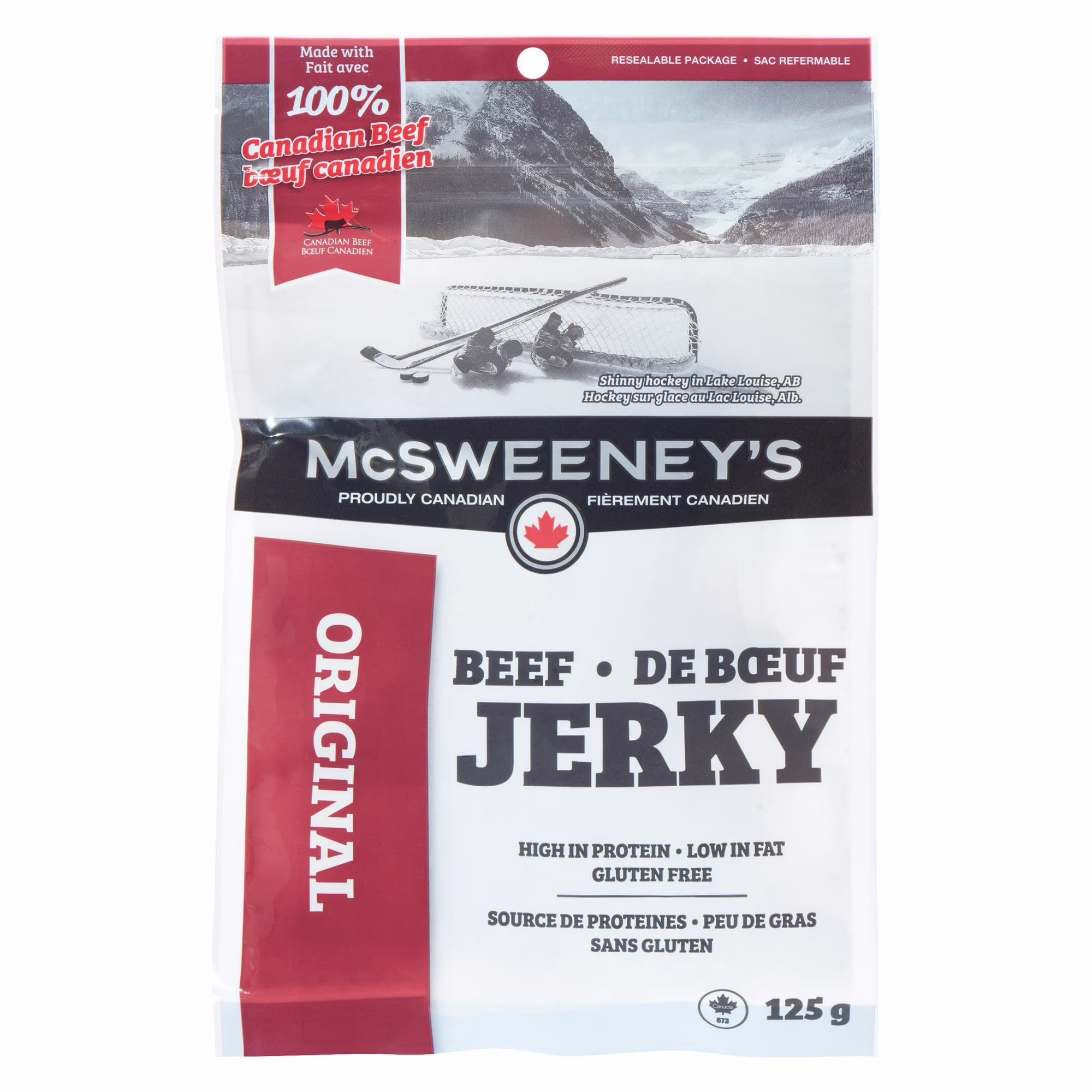 Viande de boeuf séchée sans gluten originale de mcsweeney's