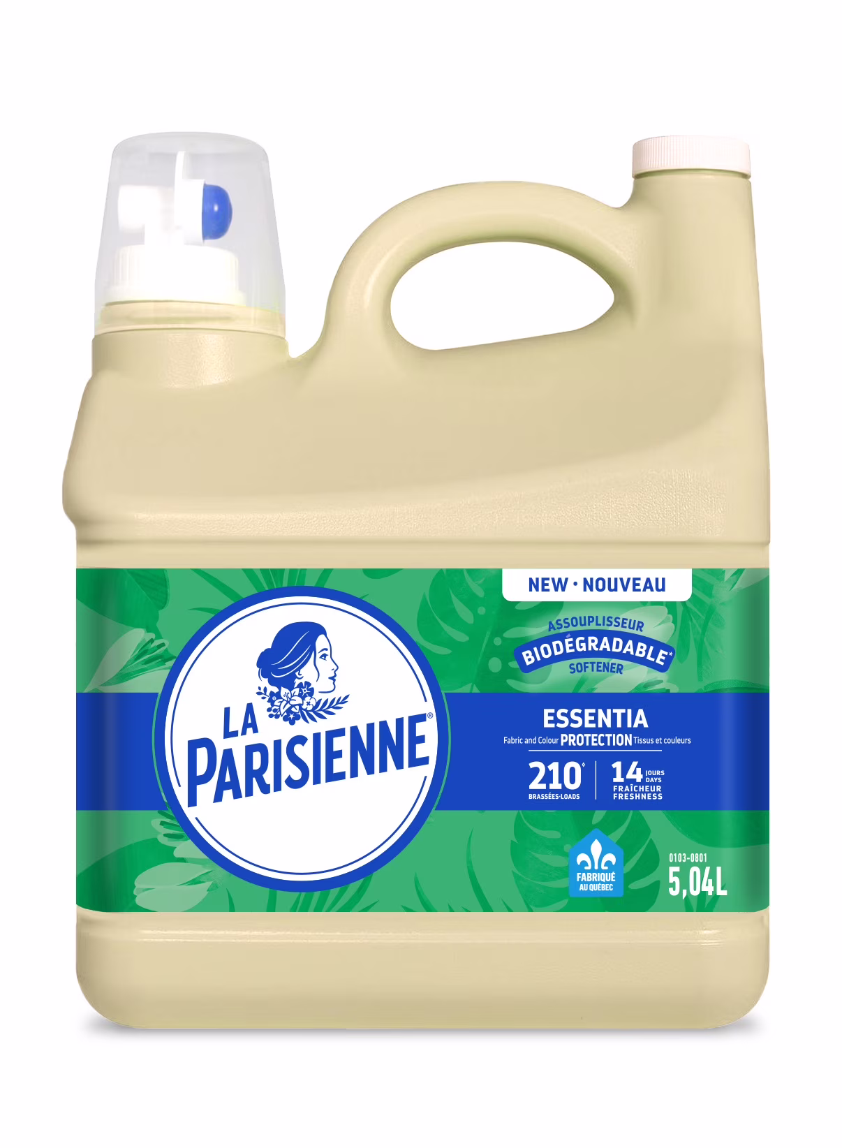 La parisienne assouplisseur. essentia. 5.04l. 210 brassées assouplisseur 210 brassées