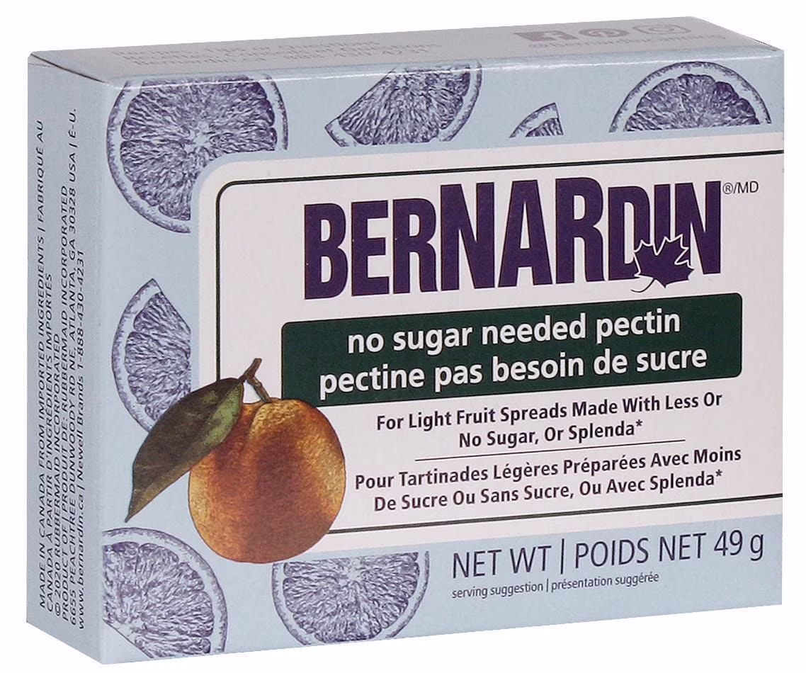 Pectine pas besoin de sucre de bernardin pectine pour confitures