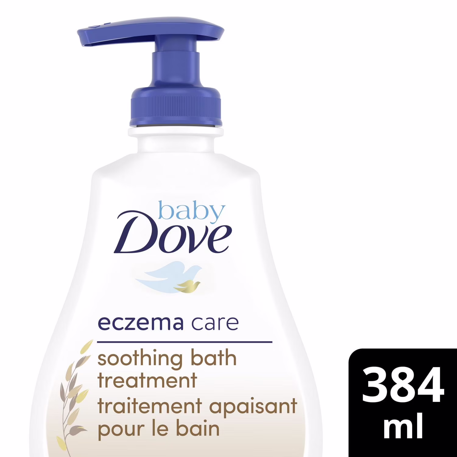 Traitement apaisant pour le bain baby dove  eczema care