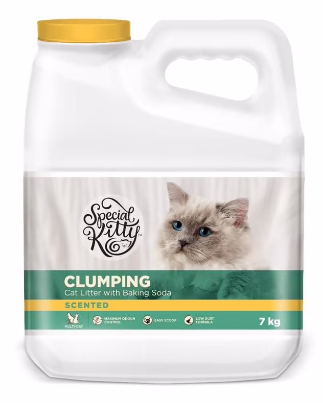Special kitty litière agglomérante parfumée pour chats