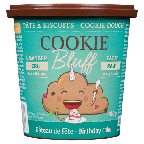 Pâte à biscuits au gâteau de fête à manger cru