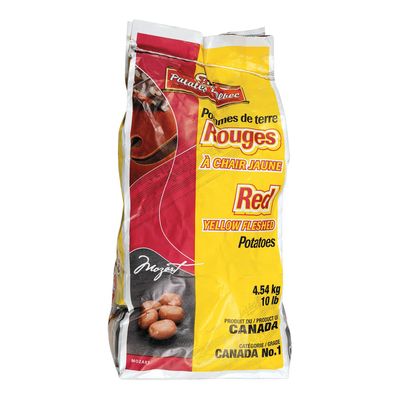 Pommes de terre rouges à chair jaune