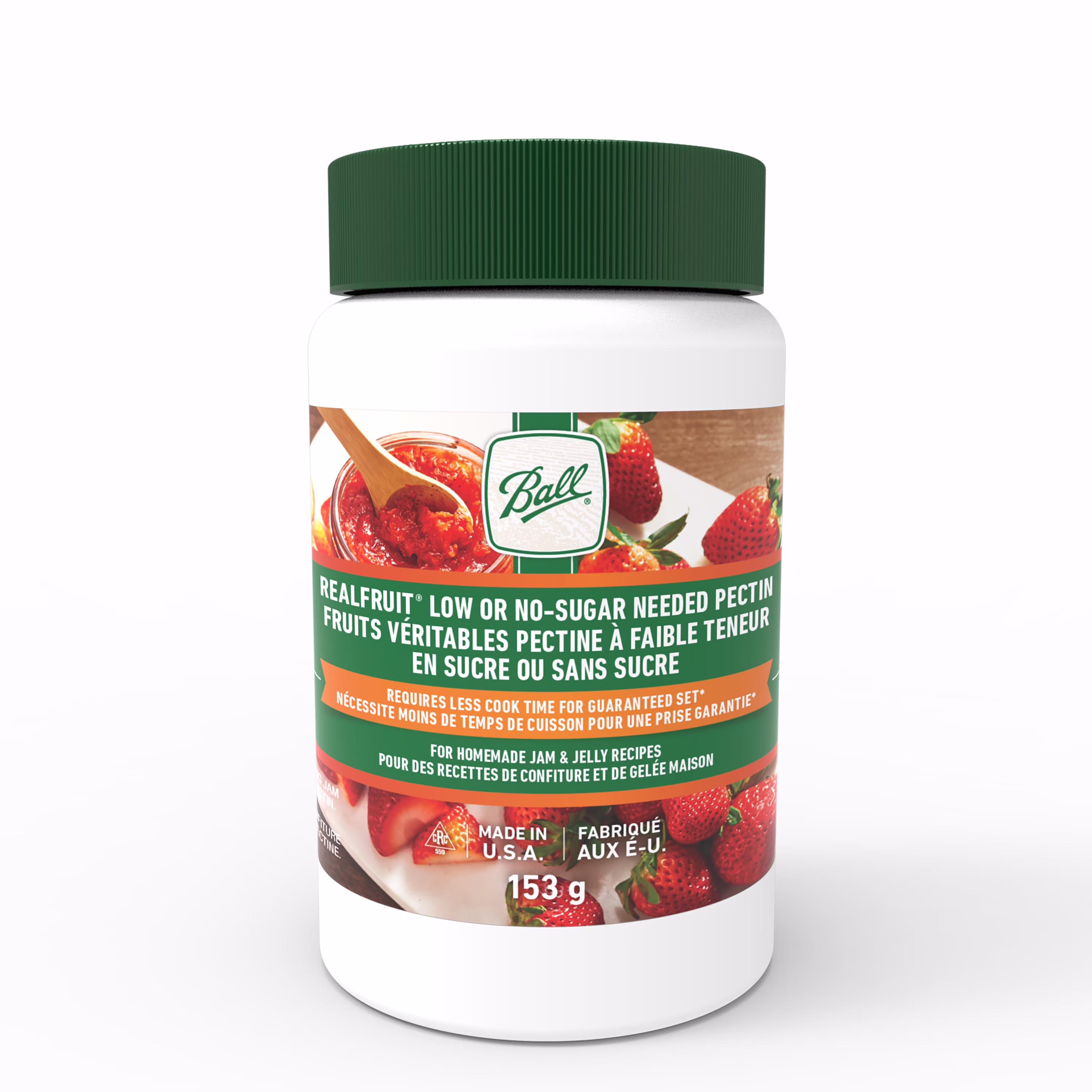 Pectine realfruit à faible teneur en sucre ou sans sucre. 153& g sans bpa