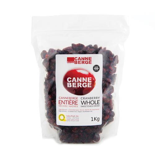 Nutra Fruit Canneberges entières séchées 1 kg