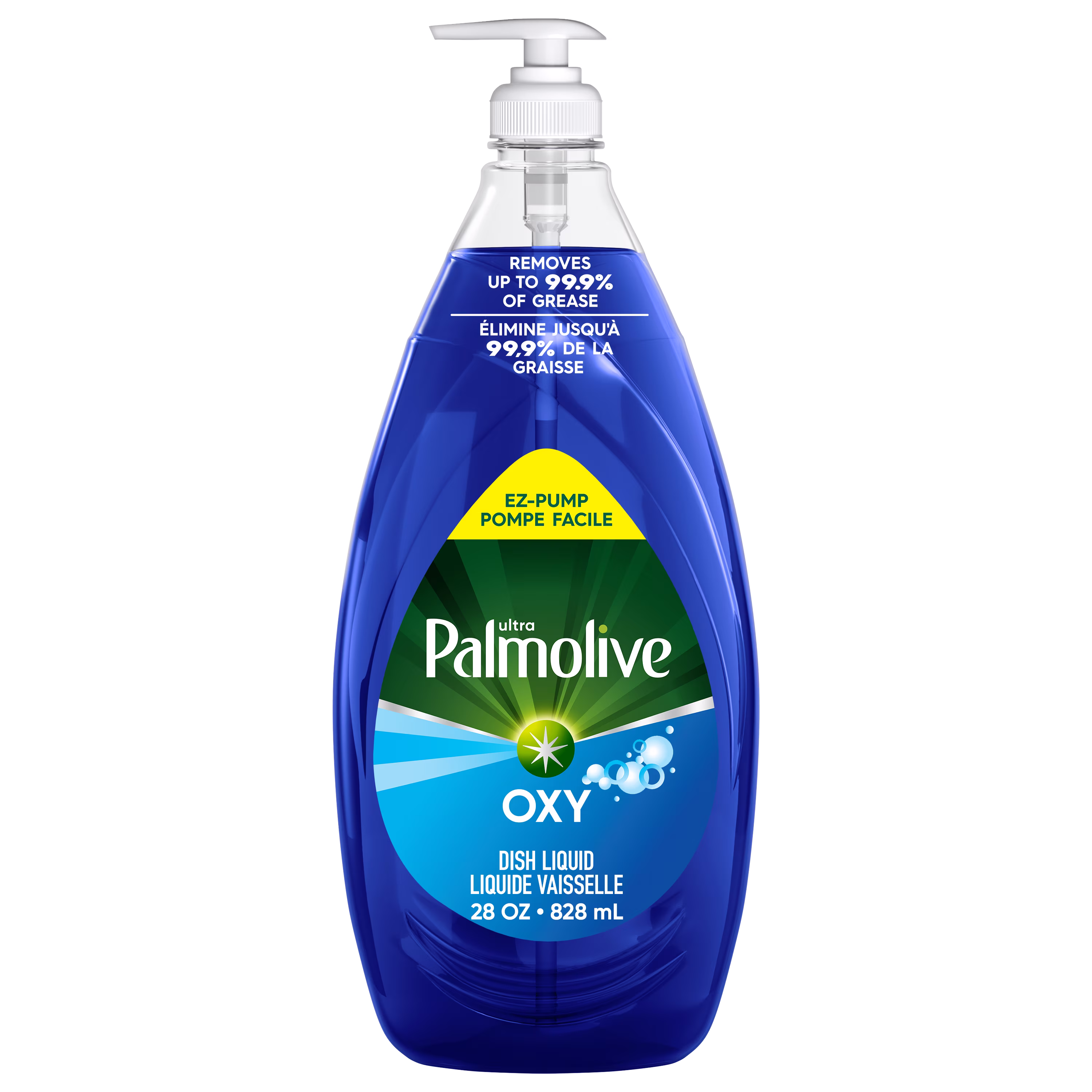 Liquide vaisselle palmolive ultra oxy. flacon à pompe ez de