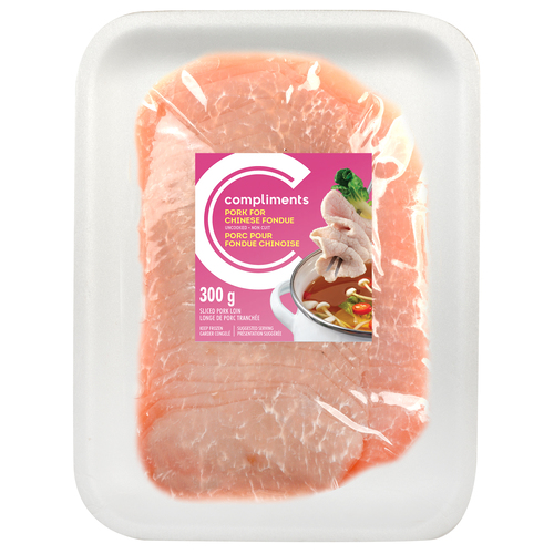 Compliments Porc pour fondue chinoise 300 g