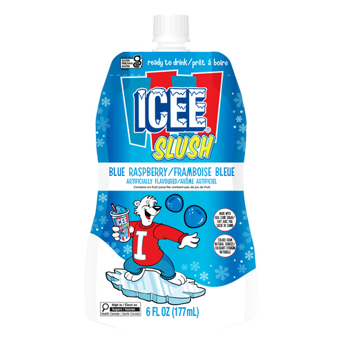 Icee Sachet de glace fondue au bleuets 177 ml