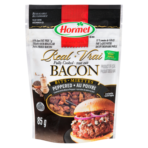 Hormel Bacon Morceaux de bacon poivré 85 g