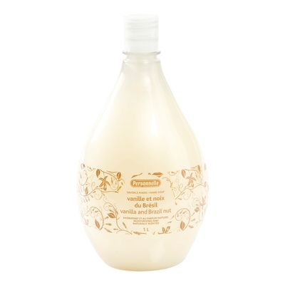 Savon à mains au parfum de vanille et noix du Brésil