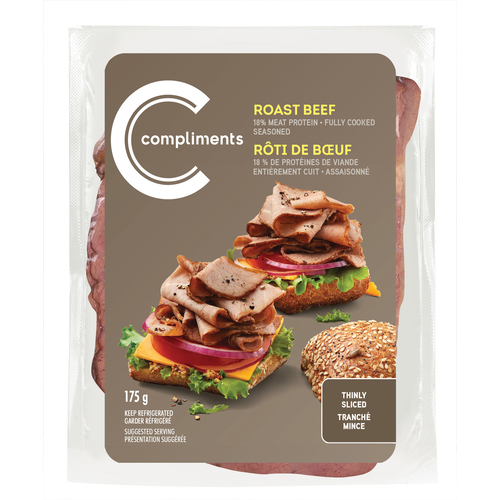 Compliments Rôti de boeuf tranché finement 175 g