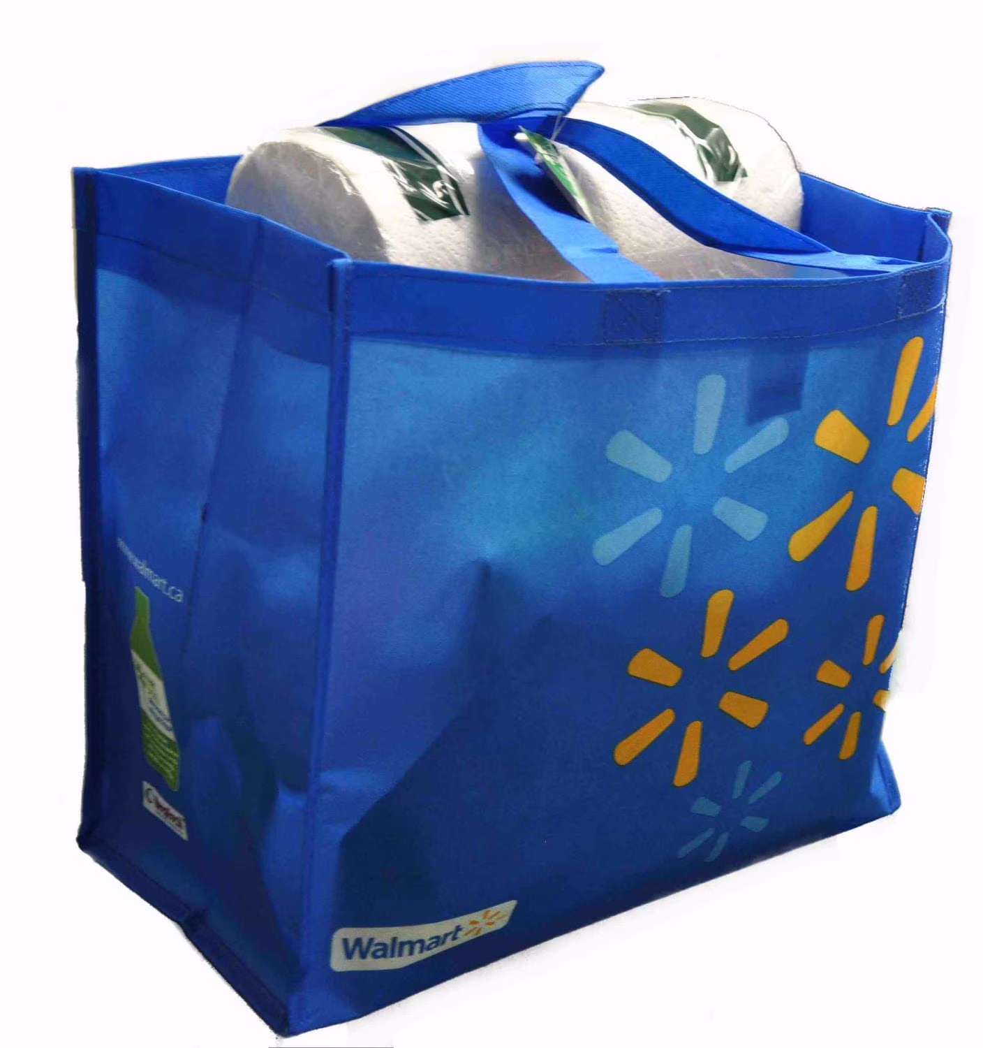 Sac à provisions réutilisable emblématique de walmart