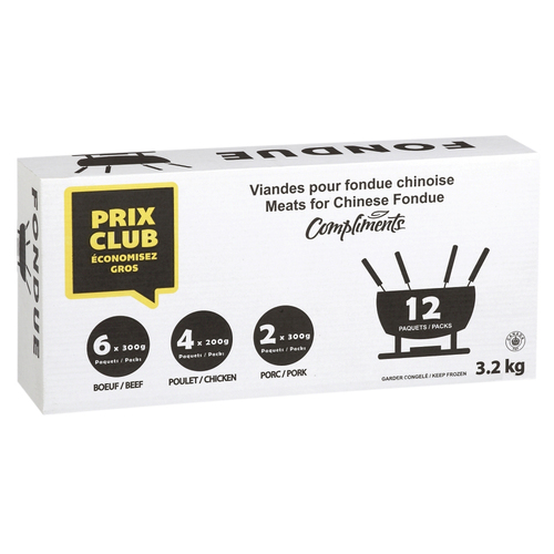 Compliments Fondue chinoise format valeur 3.2 kg