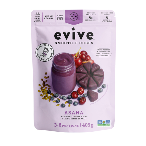 Smoothie en cubes aux cerises