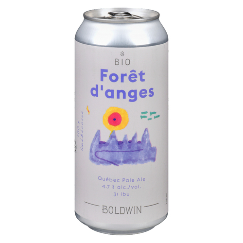 Boldwin Bière foret d'anges 4.7% bio 473 ml