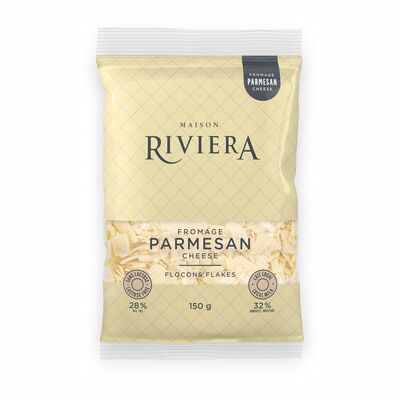 Fromage parmesan canadien en flocons