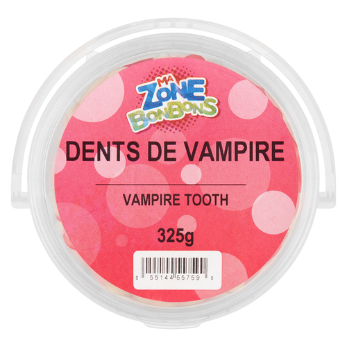 Les Aliments Johnvince Bonbons dents de vampire 325 g