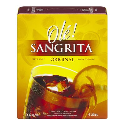 Olé! Sangrita Boisson au vin rouge original 4 L